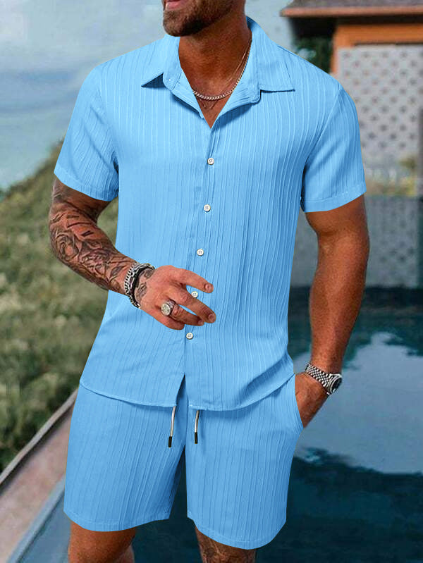 Summer Essentials: Men's Polo & Shorts Set – Lightweight, Relaxed & On-Trend