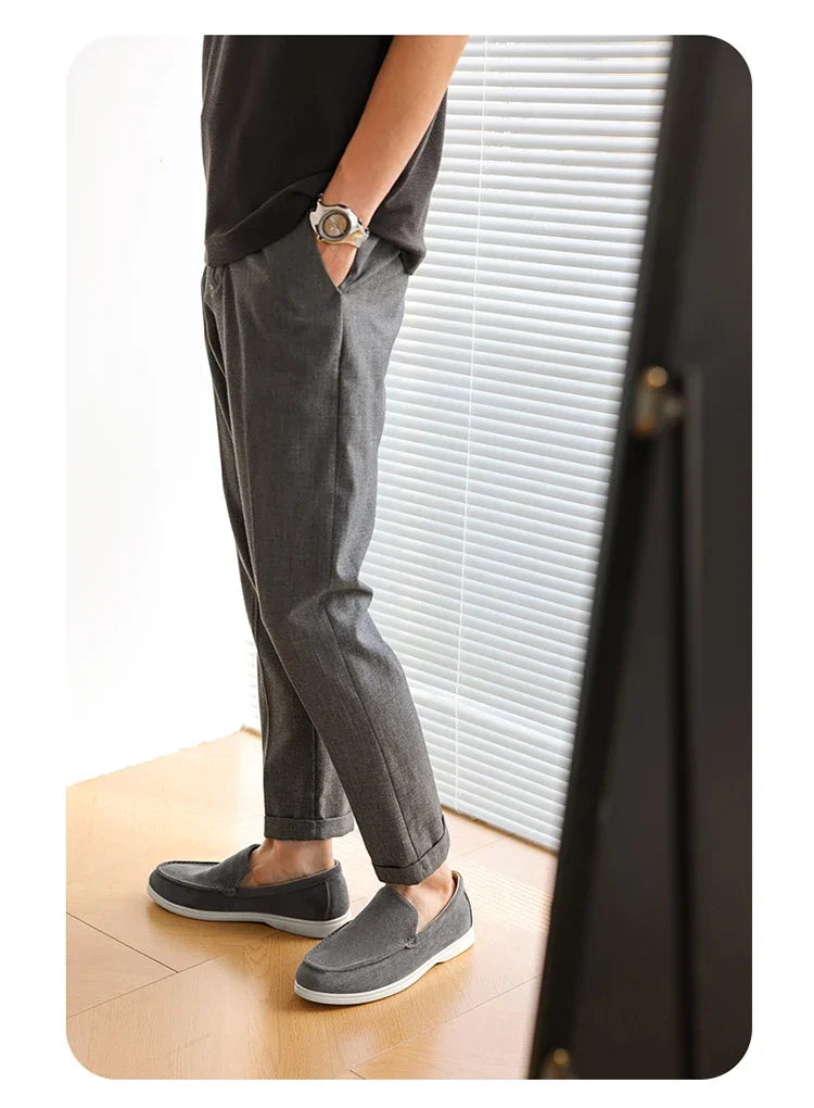 Men's Suede Loafers – Classic British Style | Lightweight & Comfortable Driving Shoes