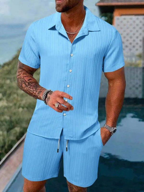 Summer Essentials: Men's Polo & Shorts Set – Lightweight, Relaxed & On-Trend