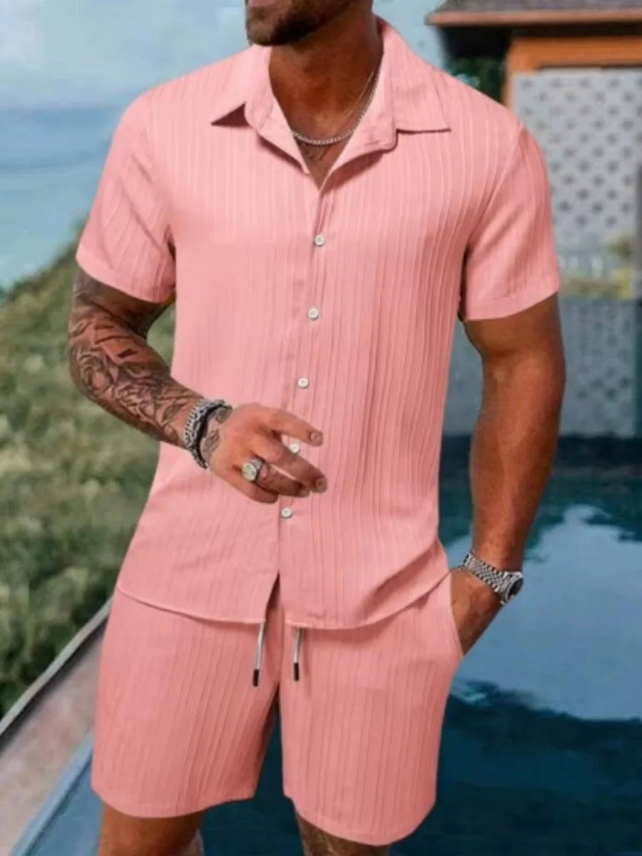 Summer Essentials: Men's Polo & Shorts Set – Lightweight, Relaxed & On-Trend