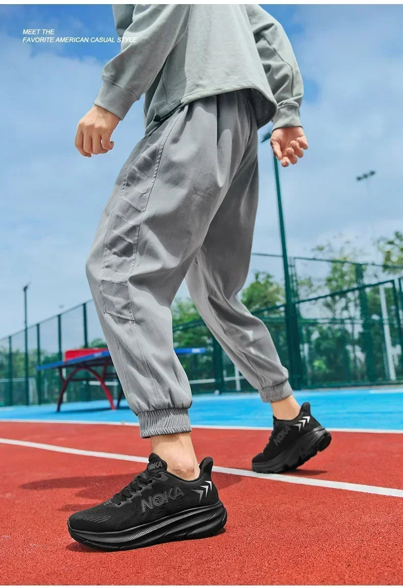 Men’s Luxury Running Shoes – Breathable Mesh, Non-Slip Cushioning | Outdoor & Off-Road Trainers for Jogging & Racing
