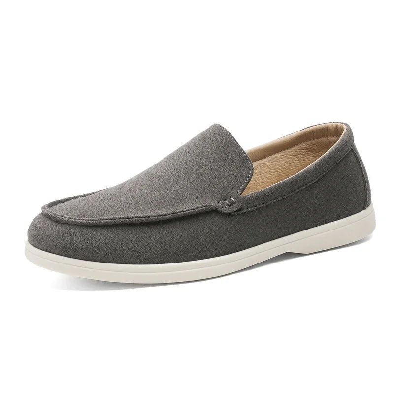 Men's Suede Loafers – Classic British Style | Lightweight & Comfortable Driving Shoes