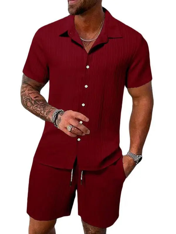 Summer Essentials: Men's Polo & Shorts Set – Lightweight, Relaxed & On-Trend
