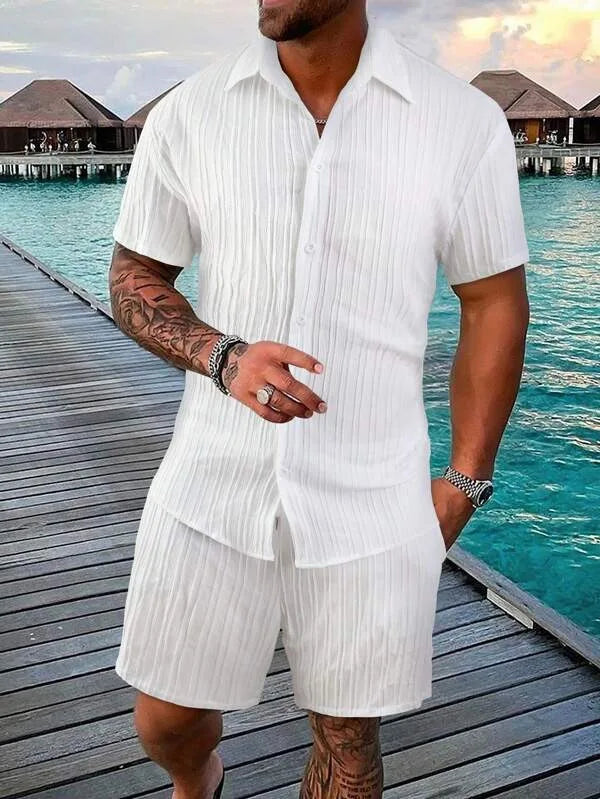 Summer Essentials: Men's Polo & Shorts Set – Lightweight, Relaxed & On-Trend