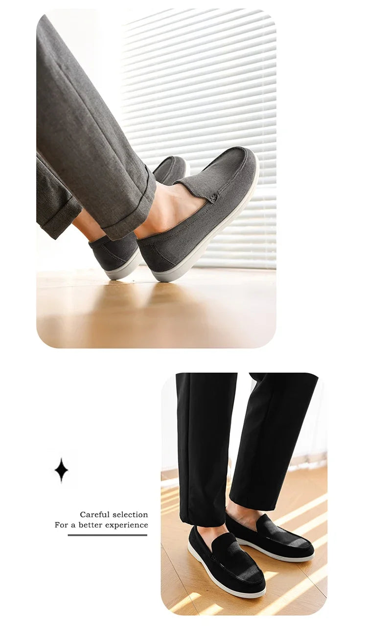 Men's Suede Loafers – Classic British Style | Lightweight & Comfortable Driving Shoes