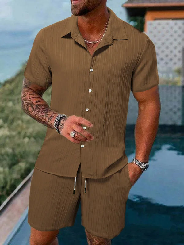 Summer Essentials: Men's Polo & Shorts Set – Lightweight, Relaxed & On-Trend