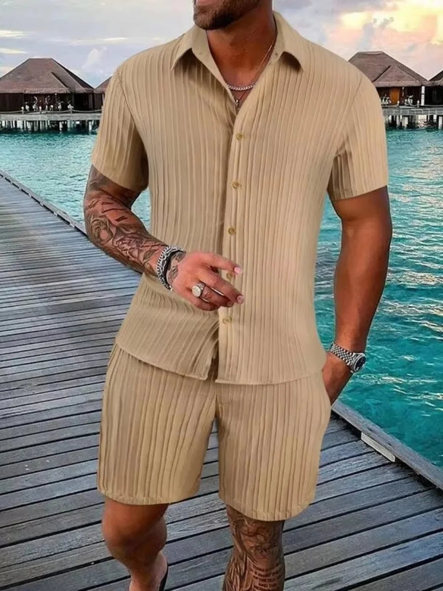 Summer Essentials: Men's Polo & Shorts Set – Lightweight, Relaxed & On-Trend