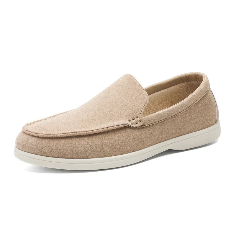Men's Suede Loafers – Classic British Style | Lightweight & Comfortable Driving Shoes