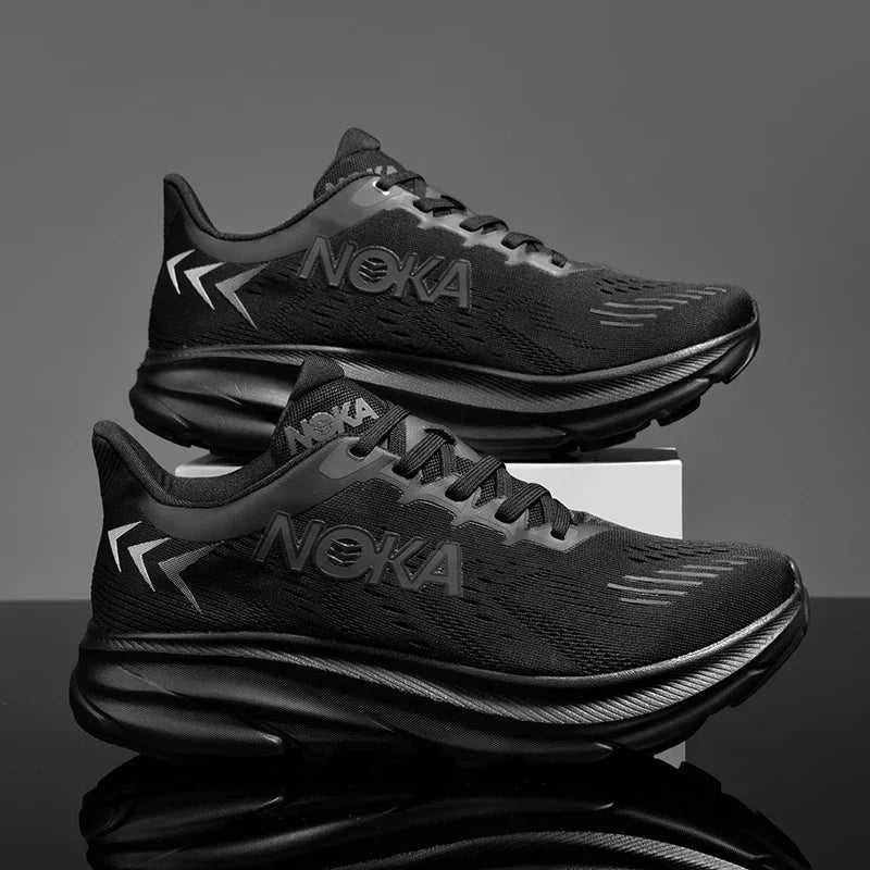 Men’s Luxury Running Shoes – Breathable Mesh, Non-Slip Cushioning | Outdoor & Off-Road Trainers for Jogging & Racing