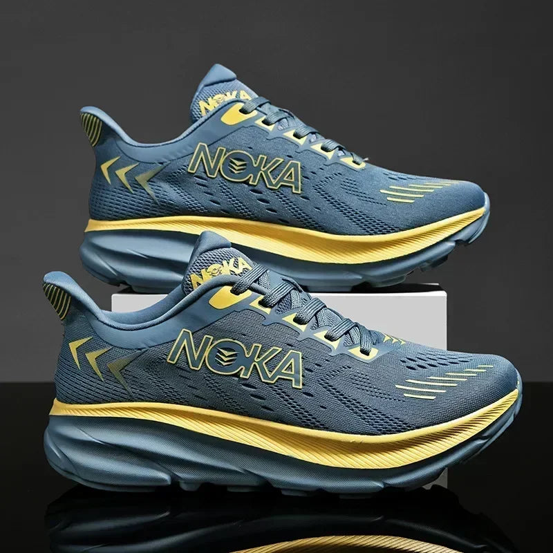 Men’s Luxury Running Shoes – Breathable Mesh, Non-Slip Cushioning | Outdoor & Off-Road Trainers for Jogging & Racing