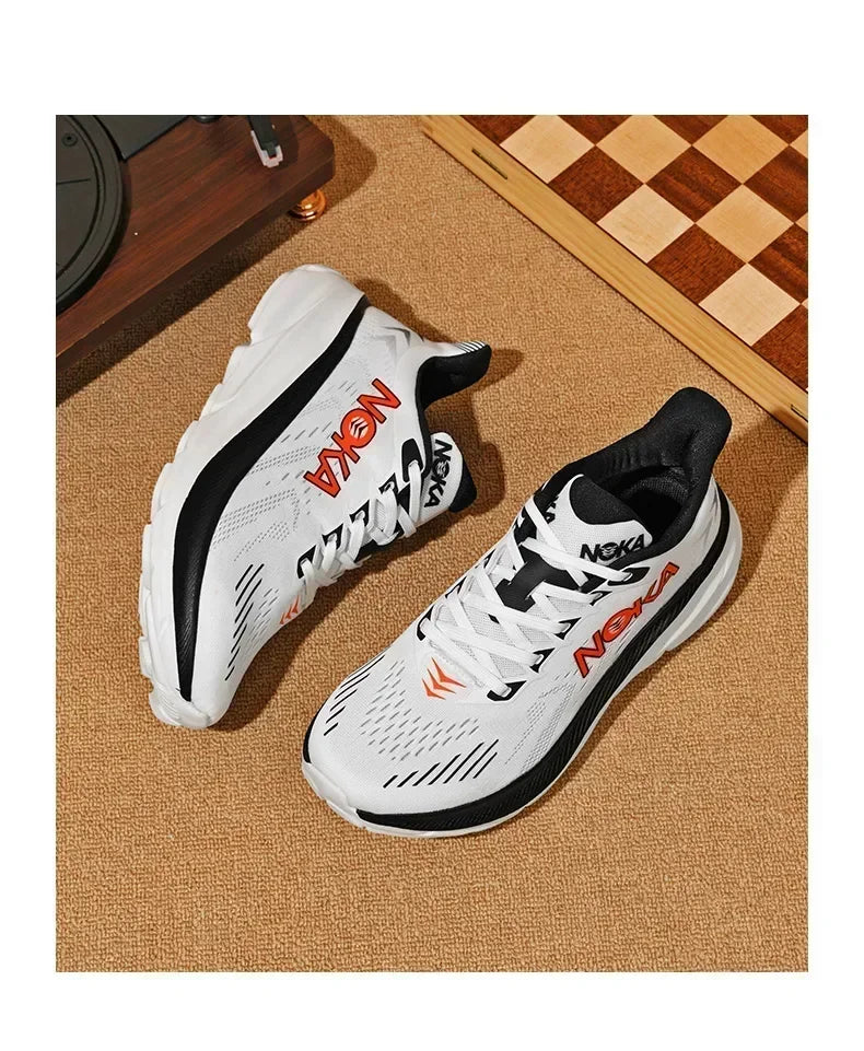 Men’s Luxury Running Shoes – Breathable Mesh, Non-Slip Cushioning | Outdoor & Off-Road Trainers for Jogging & Racing
