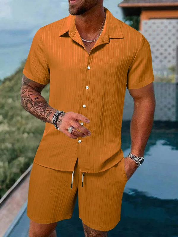 Summer Essentials: Men's Polo & Shorts Set – Lightweight, Relaxed & On-Trend