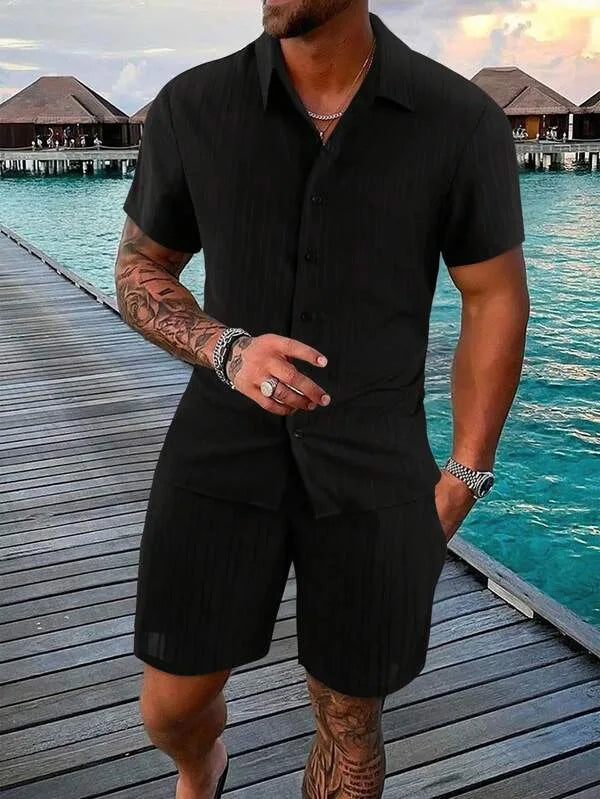 Summer Essentials: Men's Polo & Shorts Set – Lightweight, Relaxed & On-Trend
