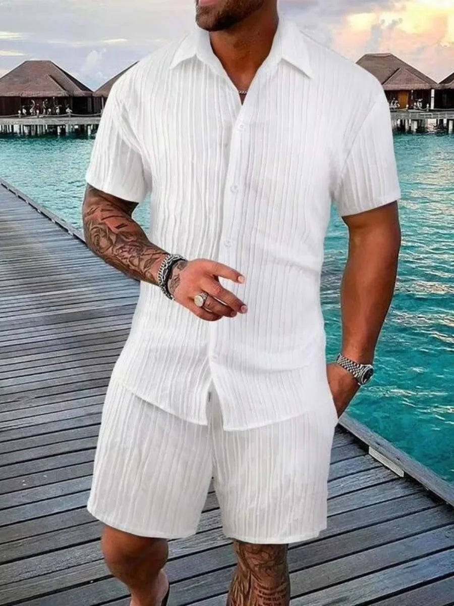 Summer Essentials: Men's Polo & Shorts Set – Lightweight, Relaxed & On-Trend