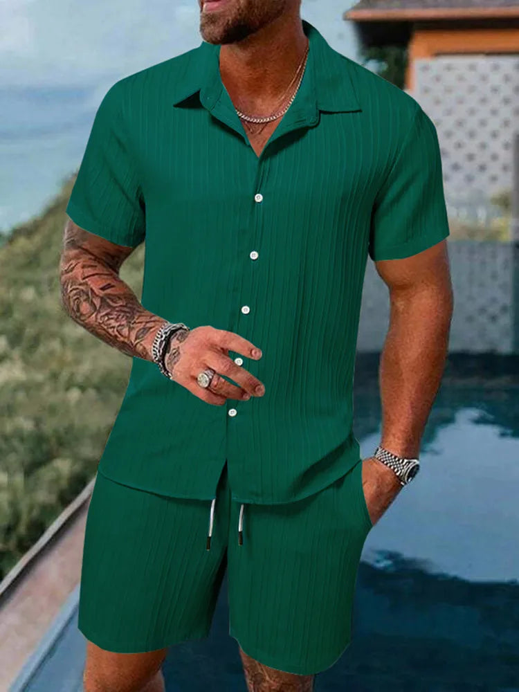 Summer Essentials: Men's Polo & Shorts Set – Lightweight, Relaxed & On-Trend