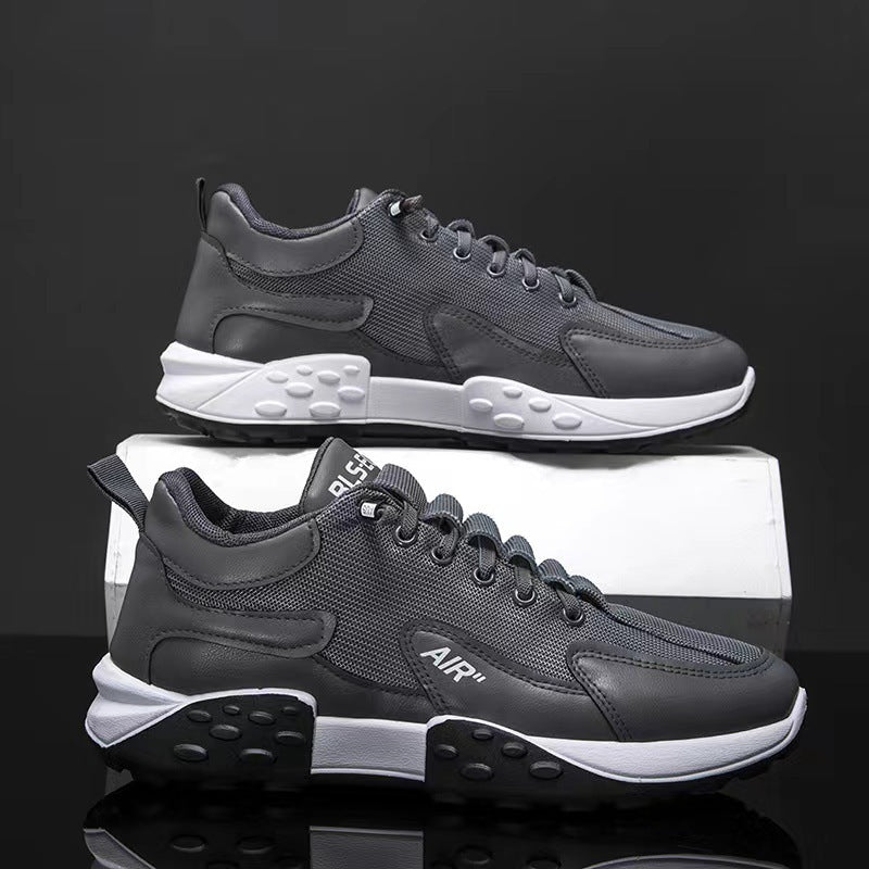 Men's Fashion Sneakers – Thick Sole & Anti-Slip Grip