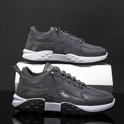 Men's Fashion Sneakers – Thick Sole & Anti-Slip Grip