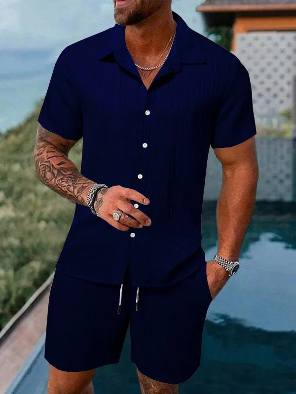 Summer Essentials: Men's Polo & Shorts Set – Lightweight, Relaxed & On-Trend