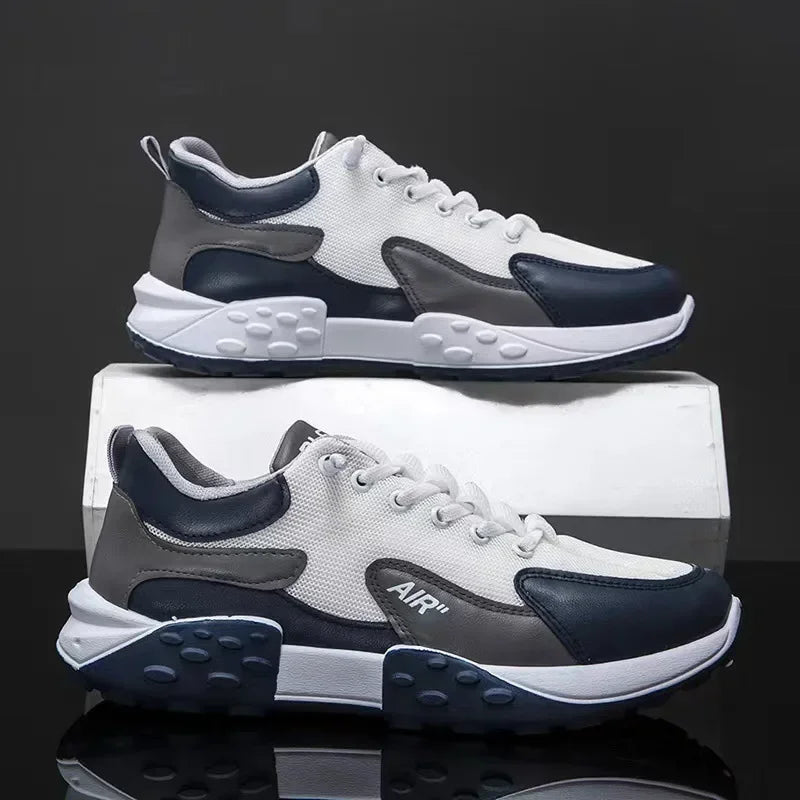 Men's Fashion Sneakers – Thick Sole & Anti-Slip Grip