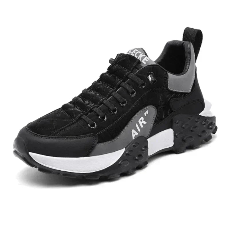 Men's Fashion Sneakers – Thick Sole & Anti-Slip Grip