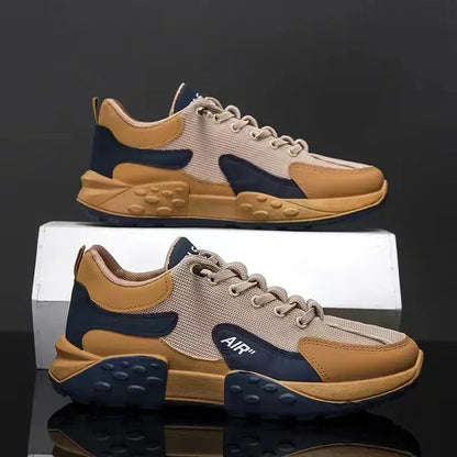 Men's Fashion Sneakers – Thick Sole & Anti-Slip Grip