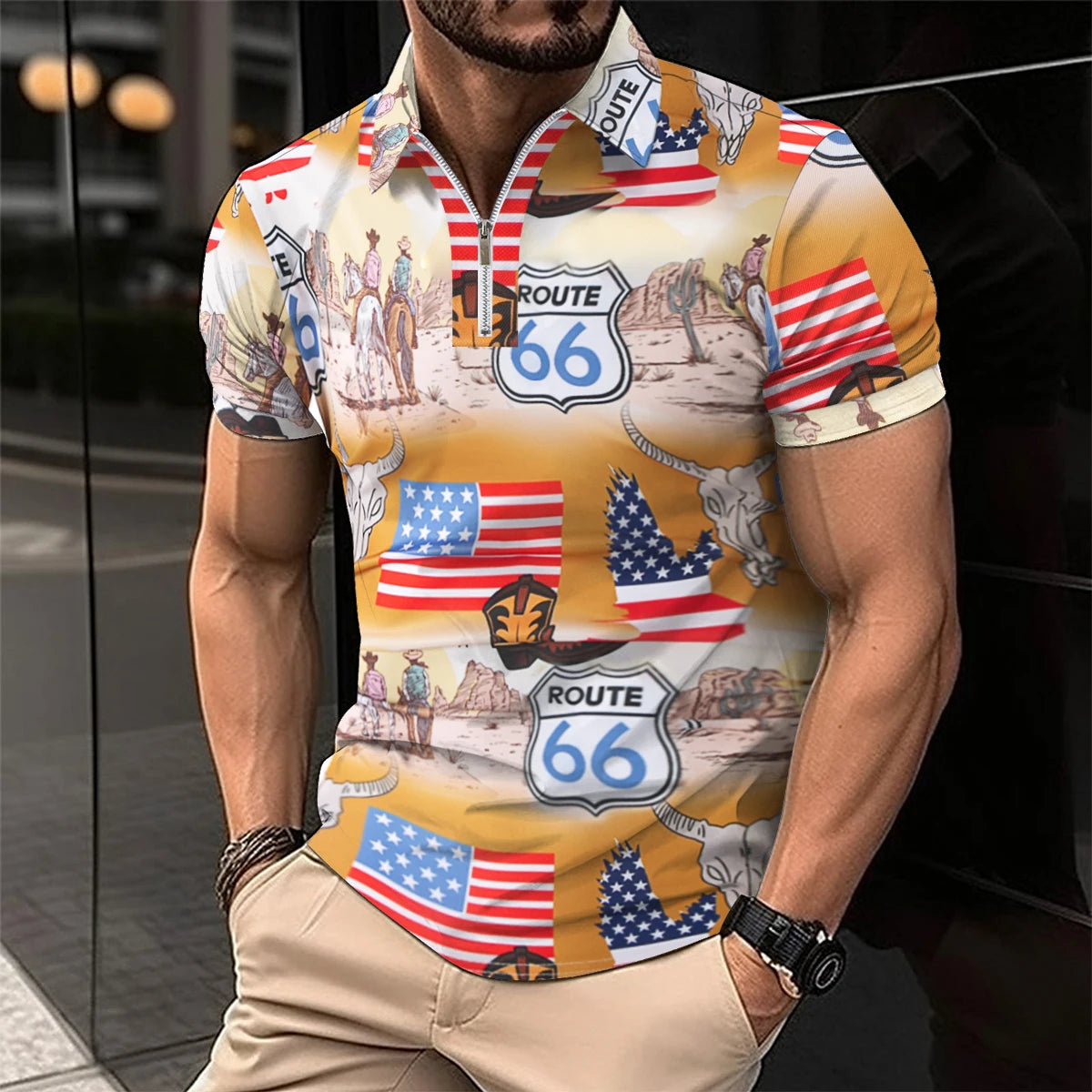 2025 New Men’s Polo Shirt – Business Casual, Short Sleeve, Fashionable Summer Essential
