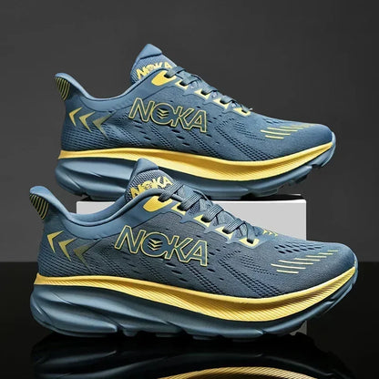 Men’s Luxury Running Shoes – Breathable Mesh, Non-Slip Cushioning | Outdoor & Off-Road Trainers for Jogging & Racing