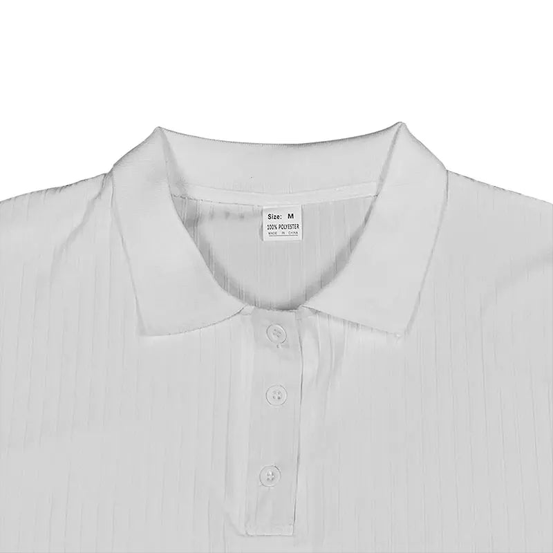 2024 Summer Knit Men’s Polo Shirt – Business Casual Striped Henry Short Sleeve for Comfort & Style