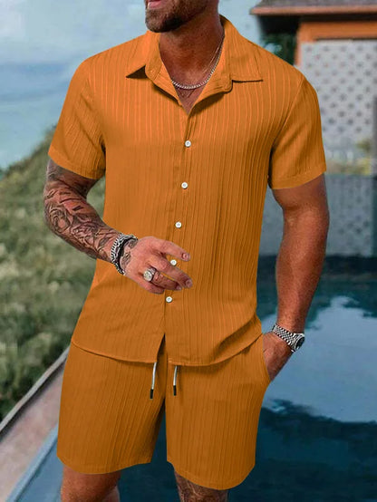 Summer Essentials: Men's Polo & Shorts Set – Lightweight, Relaxed & On-Trend
