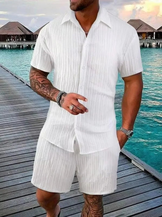 Summer Essentials: Men's Polo & Shorts Set – Lightweight, Relaxed & On-Trend