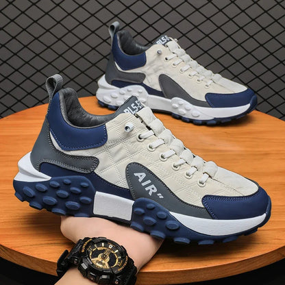 Men's Fashion Sneakers – Thick Sole & Anti-Slip Grip